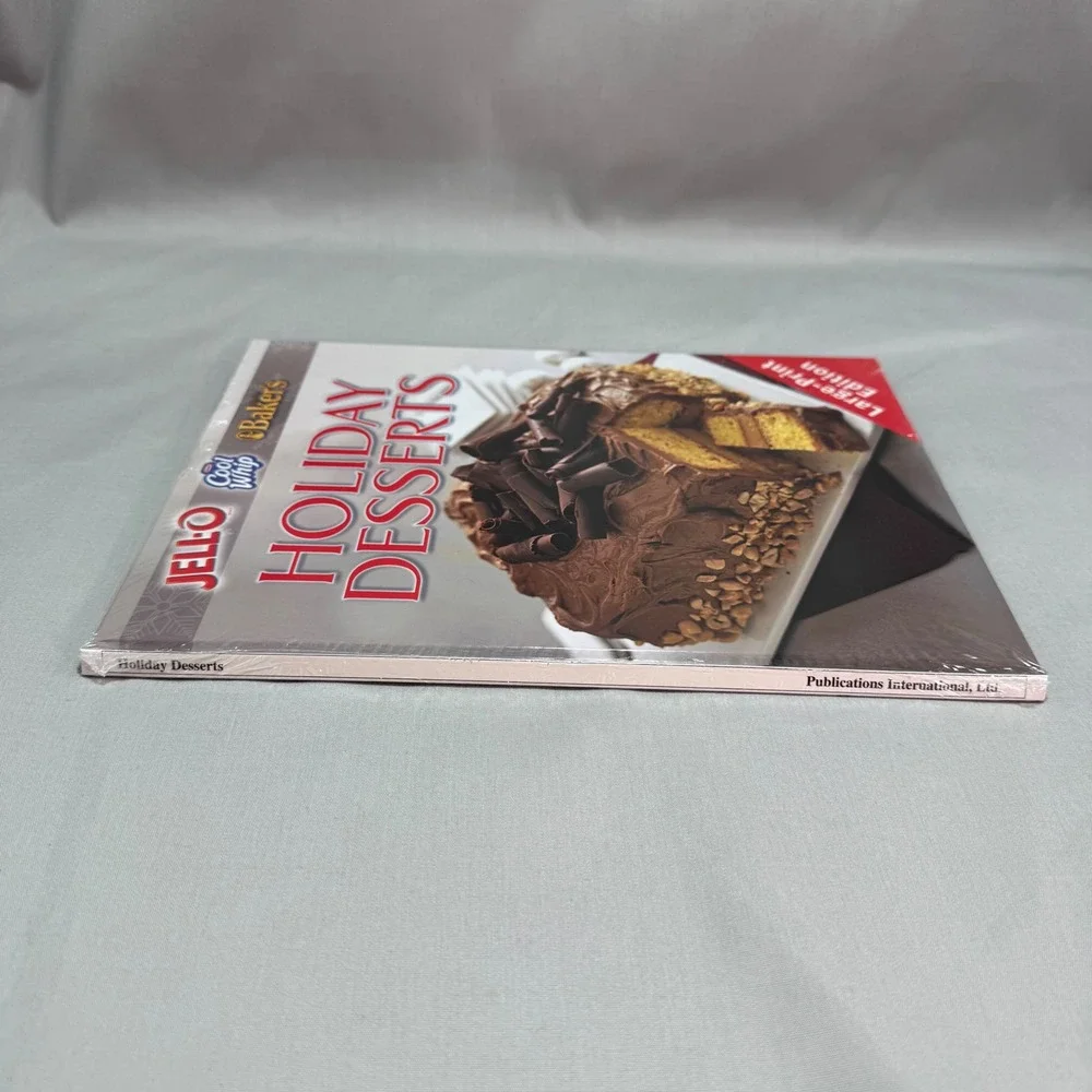 Jello Cool Whip Bakers Holiday Desserts Cookbook Large-Print Edition 2013 New